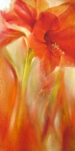 painting of amaryllis
