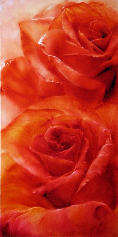 painting of roses