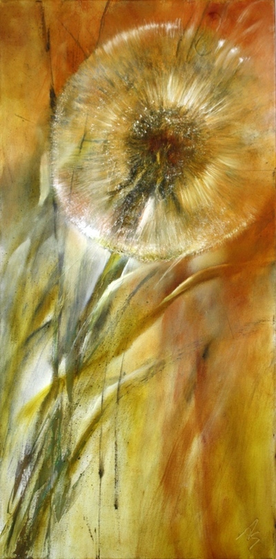 painting of a dandelion