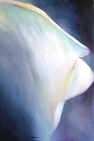 painting of a calla
