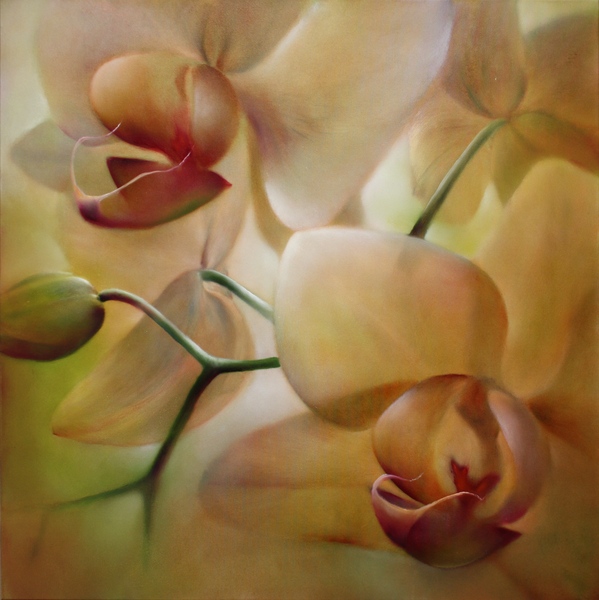 painting of orchids